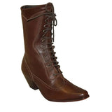 Botas de vaquera de cuero para mujer Abilene Lace Up