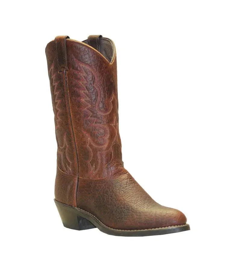 Abilene Luke - Botas vaqueras de cuero de bisonte para hombre