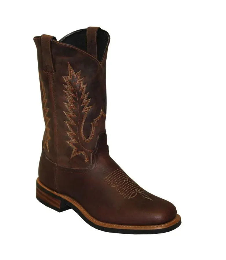 Abilene Owen (Marrón envejecido) - Botas vaqueras de cuero para hombre