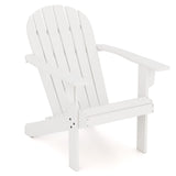 Acacia Wood Lounge Patio Adirondack Chair with Inclined Seat