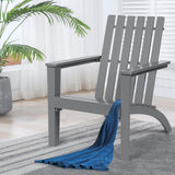 Sillón de jardín Adirondack de madera de acacia resistente para exteriores