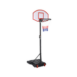 Sistema de aro de baloncesto ajustable con soporte y ruedas