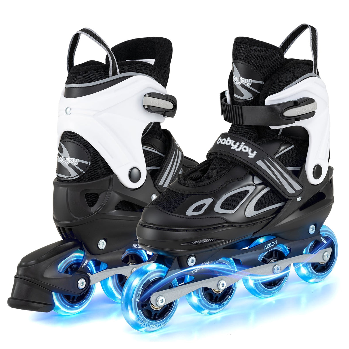 Patines en línea ajustables para niños - 4 tallas - Patín de cuchilla ajustable
