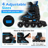 Patinetas Inclinadas Ajustables para Niños y Niñas de 5 a 14 Años