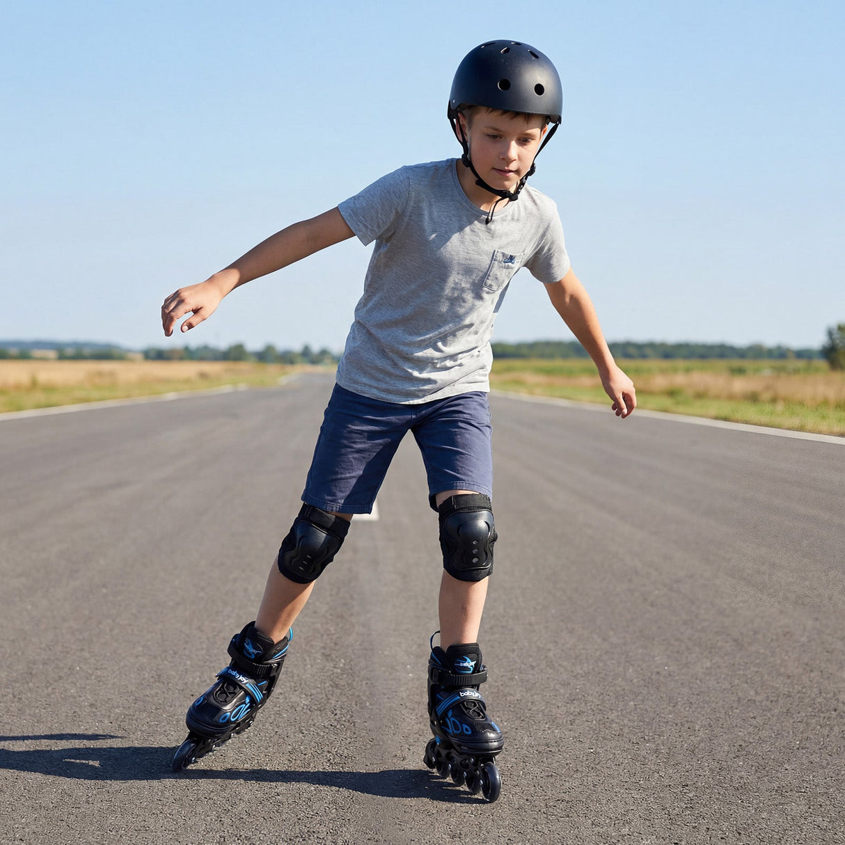Patines en línea ajustables para niños - 4 tallas - Patín de cuchilla ajustable