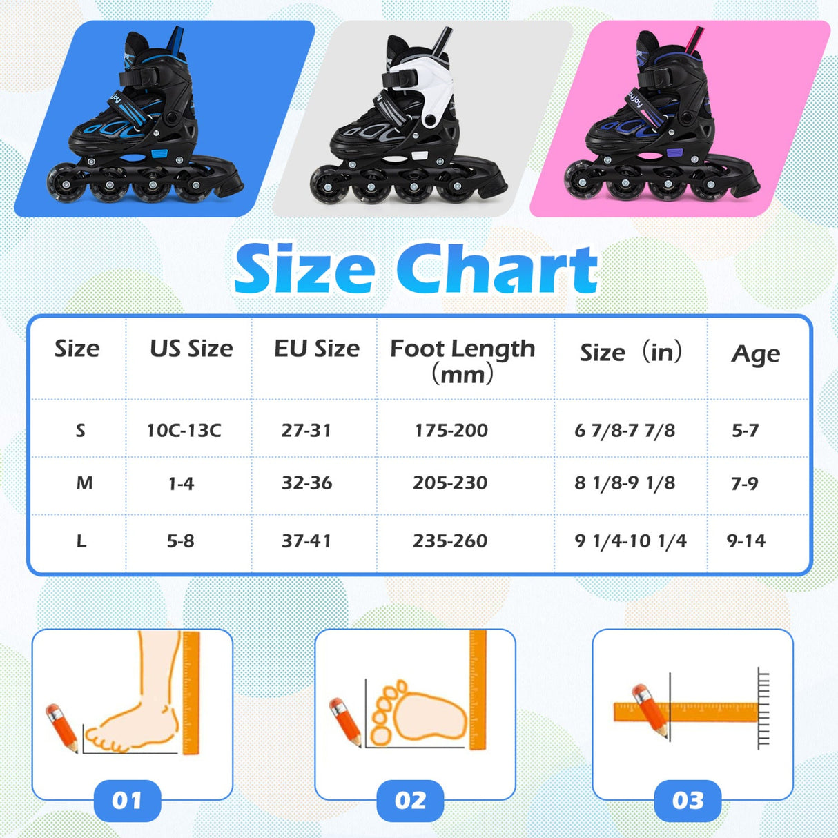Patinetas Inclinadas Ajustables para Niños y Niñas de 5 a 14 Años