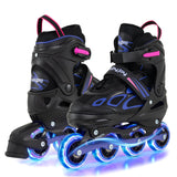 Patines en línea ajustables para niños - 4 tallas - Patín de cuchilla ajustable