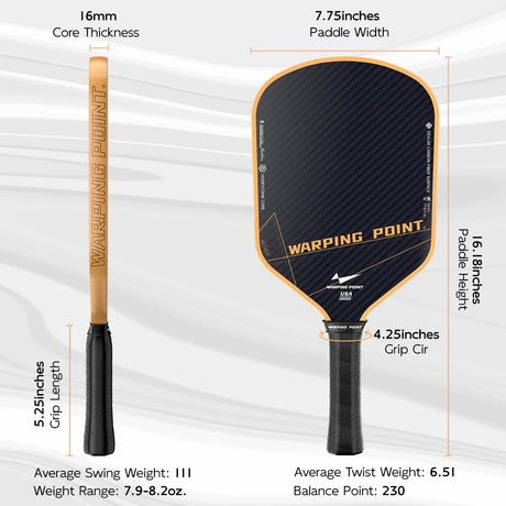 Pala de pickleball Aether - Híbrida