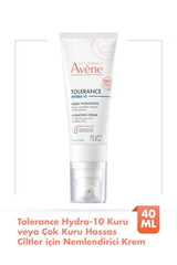 Avene Tolerance Hydra-10 Creme Moisturizing Cream for Sensitive Skin - Gentle Hydration for Babies, Children, and Adults
