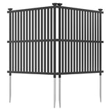 Air Conditioner Fence Panel with Metal Ground Stakes for Outside