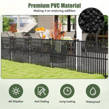Air Conditioner Fence Panel with Metal Ground Stakes for Outside