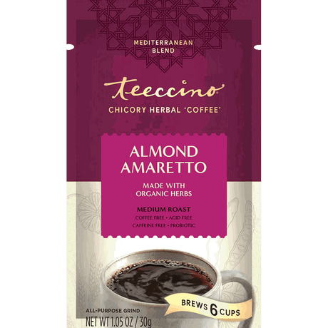 Café de achicoria con almendra y amaretto