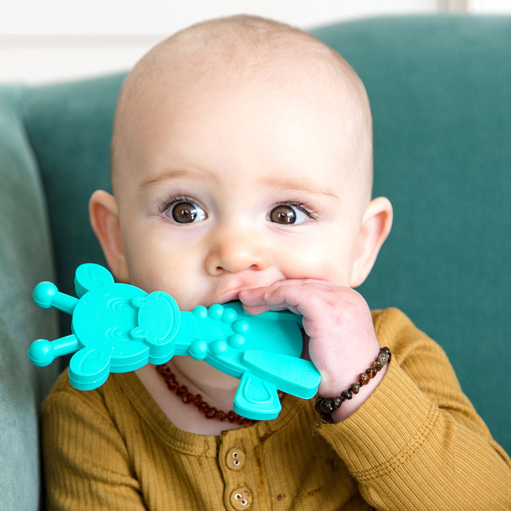 Juguete de dentición para bebé Little bamBAM - Turquesa