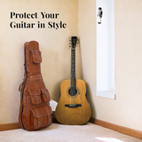 Estuche de cuero personalizado para guitarra