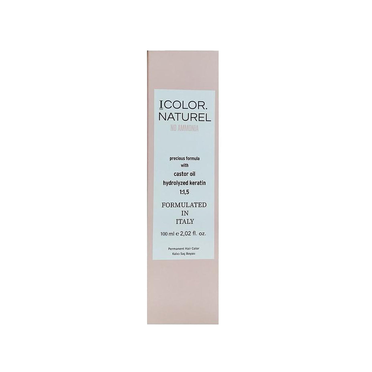 Color Naturel Ammonia-Free Permanent Hair Dye 100ml - Gentle, Long-Lasting Color