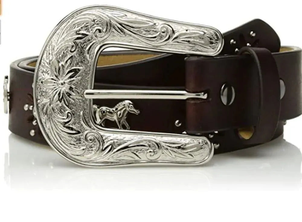 Ariat Niñas Caballo y Herradura - Cinturón Infantil