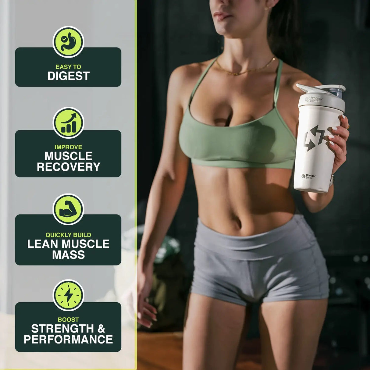 2-in-1 Vegan Protein + Creatine Travel Packets