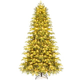 Artificial Christmas Tree with LED Lights and PVC Mixed Branch Tips