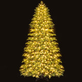 Artificial Christmas Tree with LED Lights and PVC Mixed Branch Tips