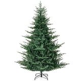 Artificial Christmas Tree with Branch Tips and Warm White LED Lights