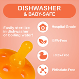 Chupete de silicona Shushie de Baby Shusher – Chupetes de grado hospitalario, sin BPA para recién nacidos y bebés