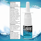 Shusher Care Spray nasal salino – Alivio de la congestión sin medicamentos ni conservantes para bebés y toda la familia