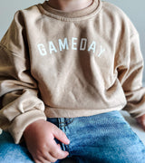 Sudadera cuello redondo Gameday – Camel
