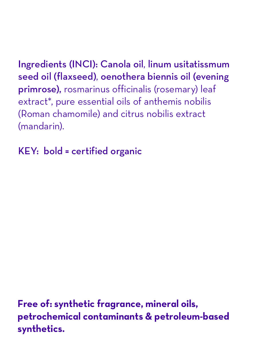 Aceite corporal Cansado e irritable™