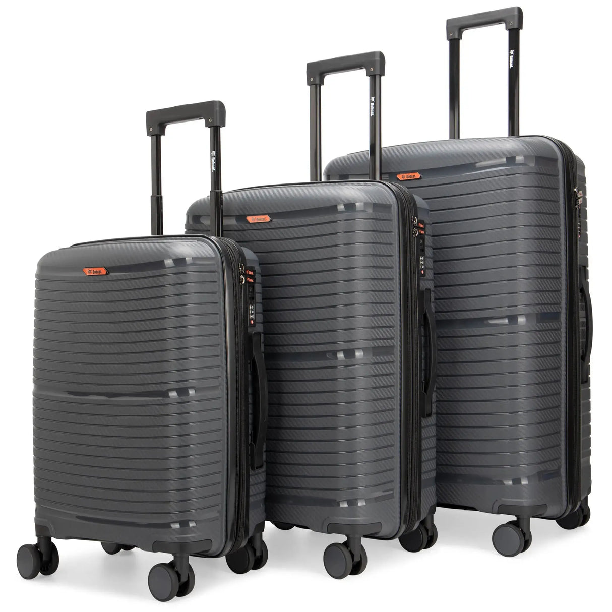 Set de equipaje rígido extensible de 3 piezas Trencher