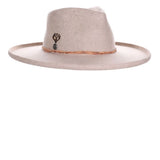 Biltmore The Bones - Sombrero fedora de fieltro de lana de ala ancha