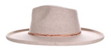 Biltmore The Bones - Sombrero fedora de fieltro de lana de ala ancha