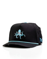 Kraken Black - Gorra de soga perforada