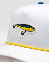 Señuelo de Pesca Blanco - Gorra de Cuerda Perforada