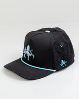 Kraken Black - Gorra de soga perforada