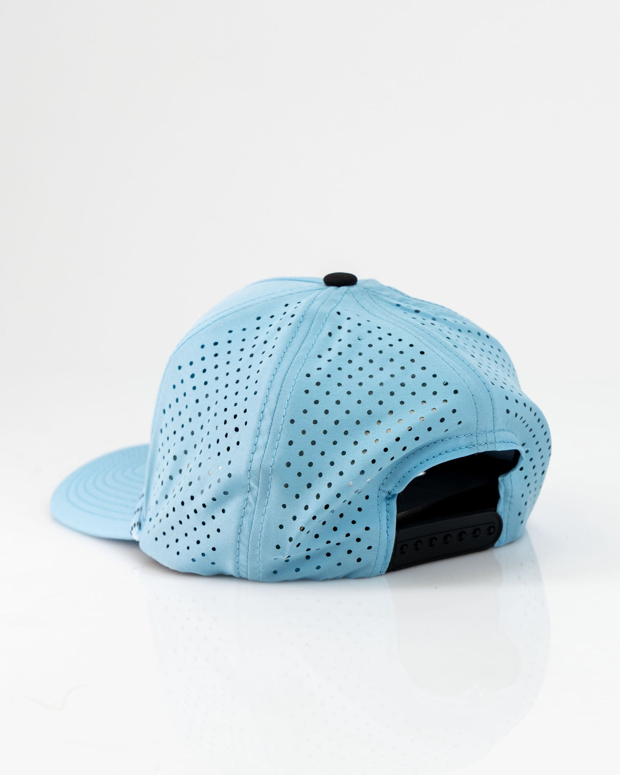 Gorra de cuerda perforada - Azul bebé, dedo medio