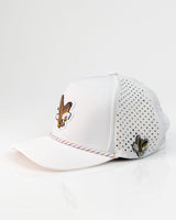 Freedom Eagle Blanco - Gorra de cuerda perforada