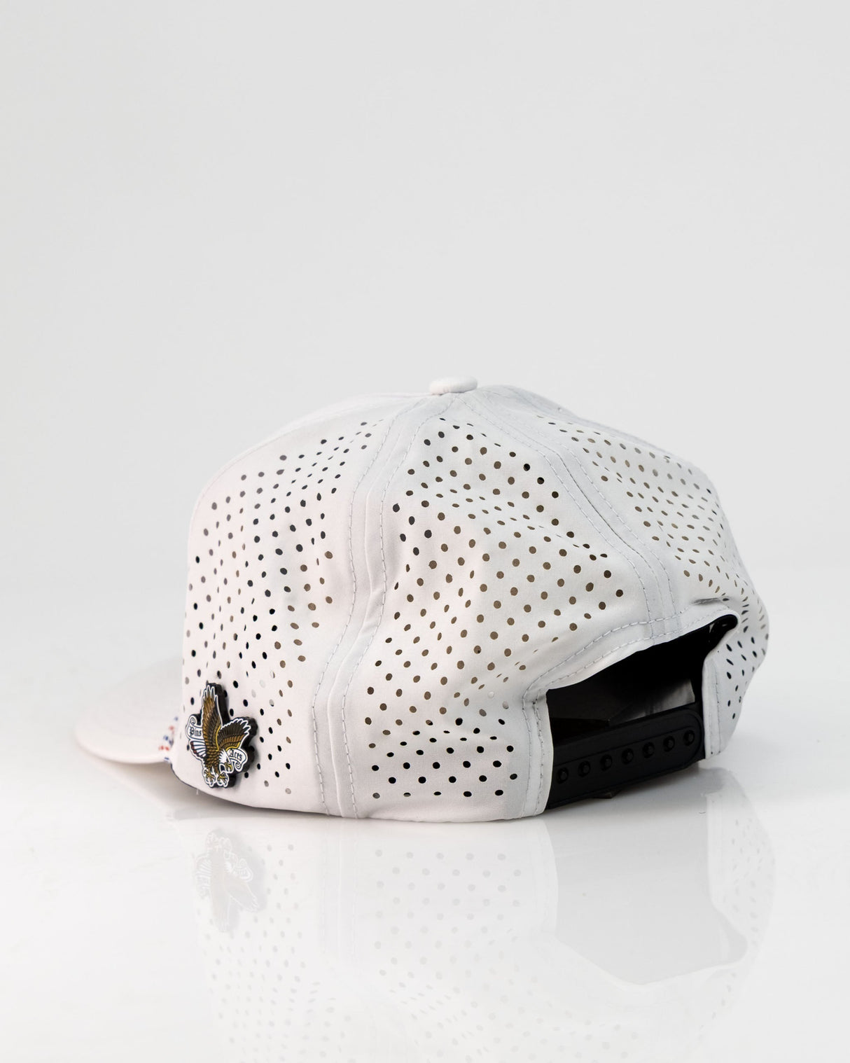 Freedom Eagle Blanco - Gorra de cuerda perforada