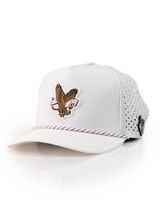 Freedom Eagle Blanco - Gorra de cuerda perforada