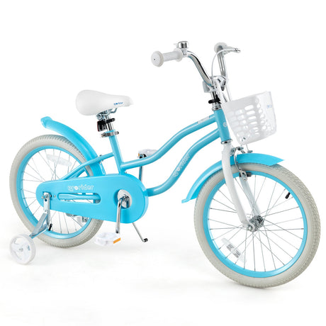 Bicicleta infantil de 14/16/18 pulgadas con frenos duales y asiento ajustable