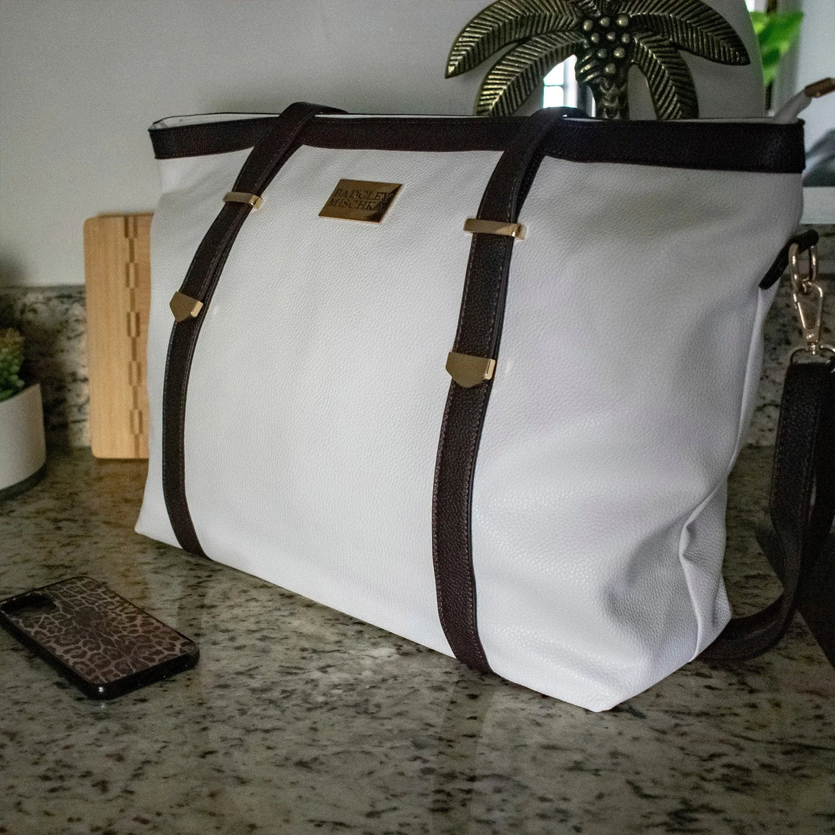 Bolsa de viaje tipo duffel de piel vegana Anna XL