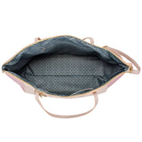Caroline Vegan Leather Monogram Weekender Duffel Bag