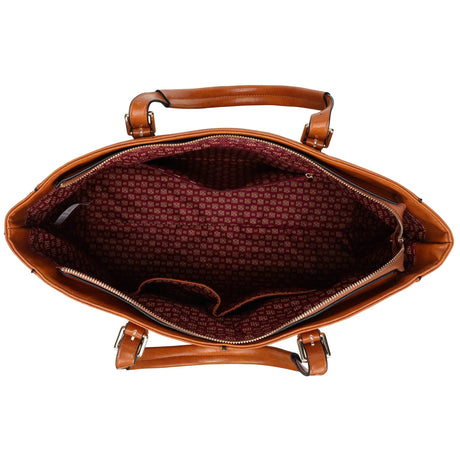 Julia Rustic Vegan Leather Weekender Duffel Bag