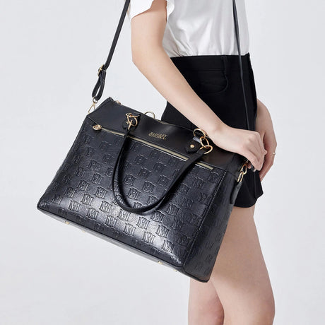 Madalyn Rustic Vegan Leather Weekender Duffel Bag