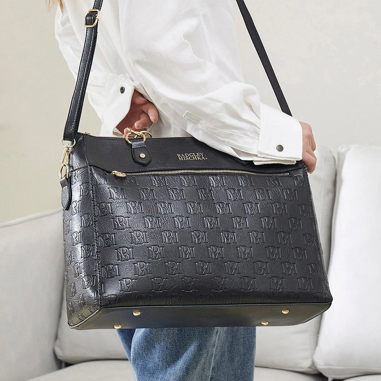 Bolsa de viaje Madalyn de cuero vegano rústico