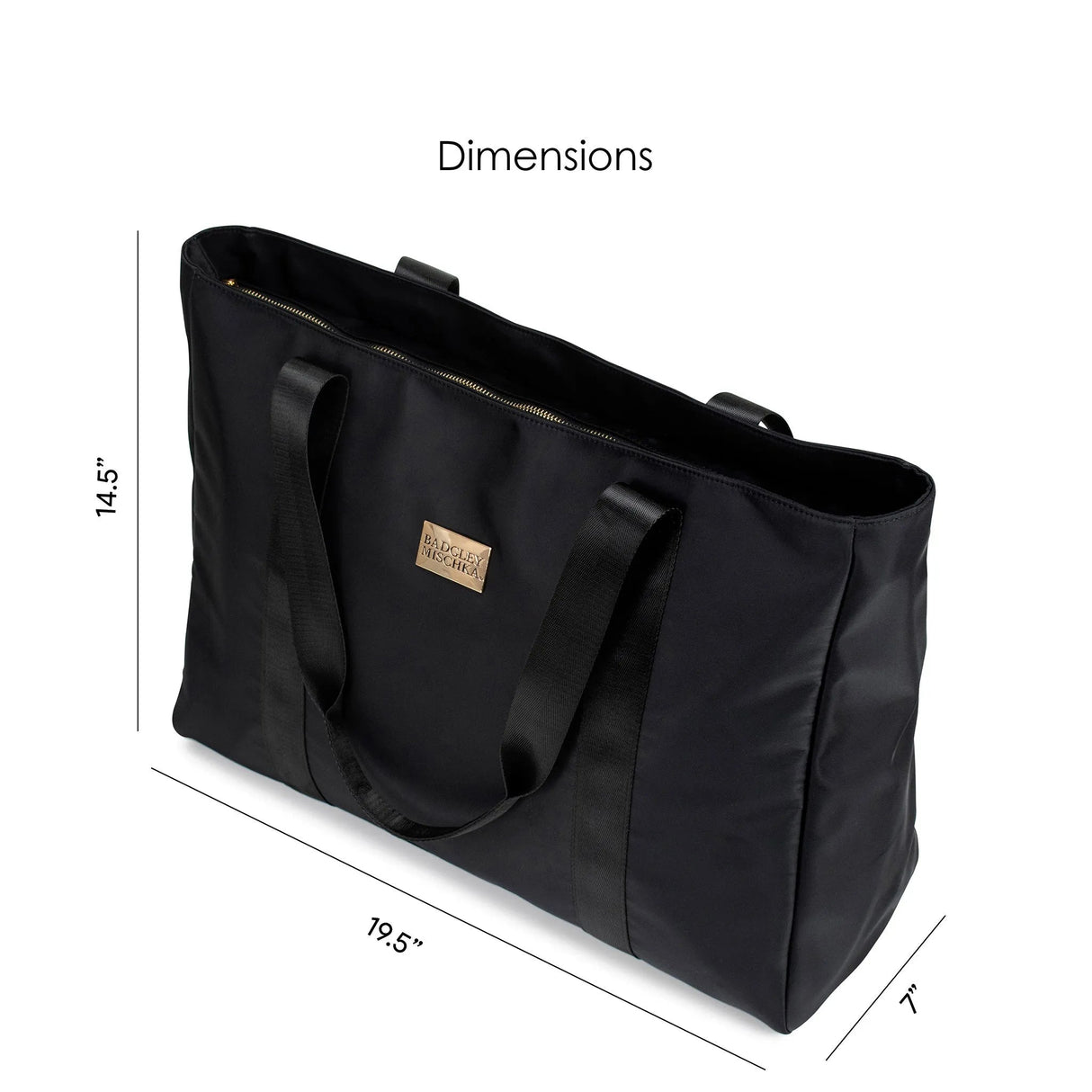 Bolsa de fin de semana de nailon sencilla