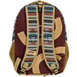 Mochila HOOey "Recess" Serape (Beige/Burdeos)