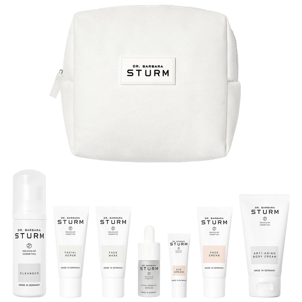 Dr. Barbara Sturm Discovery Kit: Comprehensive Anti-Aging, Hydrating Skincare Routine | Travel-Friendly, Cruelty-Free, For All Skin Types