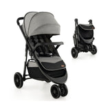 Cochecito de jogging para bebés con capota ajustable para recién nacidos
