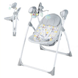 Mecedora Eléctrica Plegable para Bebés con Respaldo Ajustable