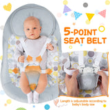 Mecedora Eléctrica Plegable para Bebés con Respaldo Ajustable